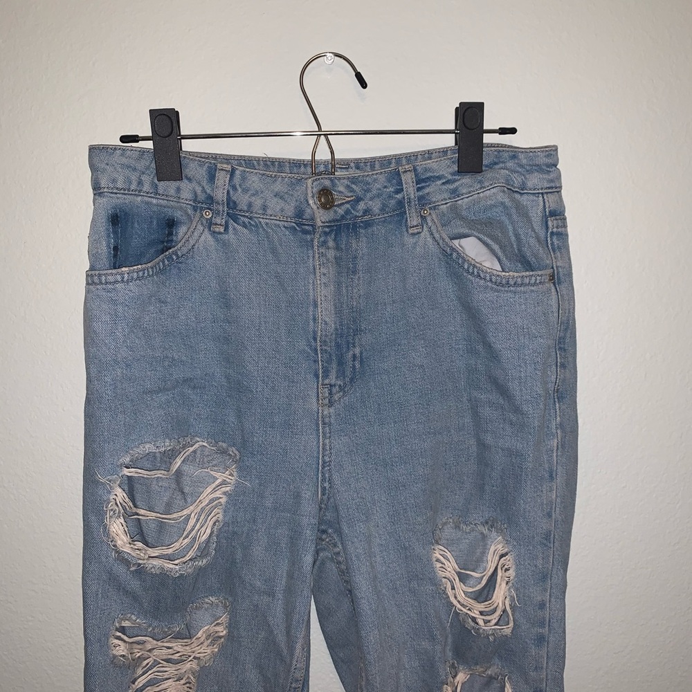 mom jeans topshop